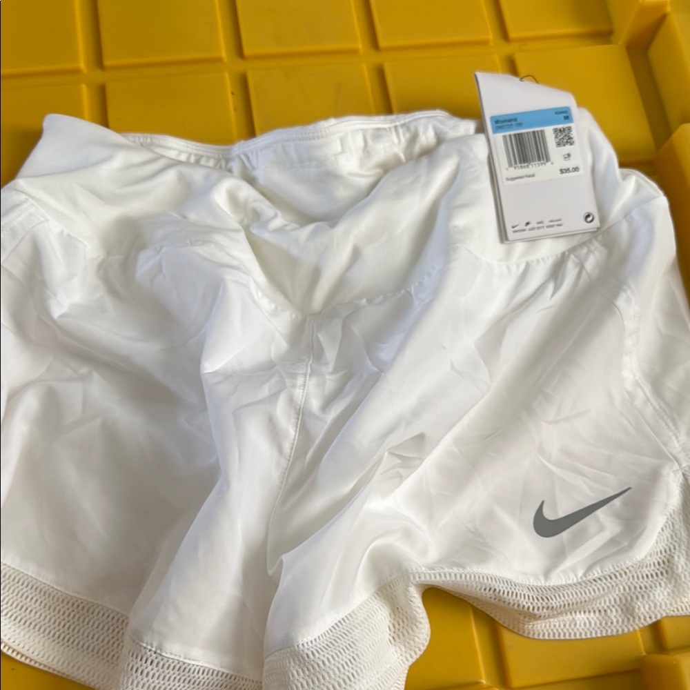 Nike White Athletic Shorts
